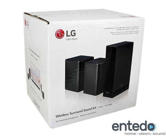 Lautsprecher: LG SPK8-S 2.0 Wireless Rücklautsprecher mit 140 Watt - Schwarz 8806098238958 entedo